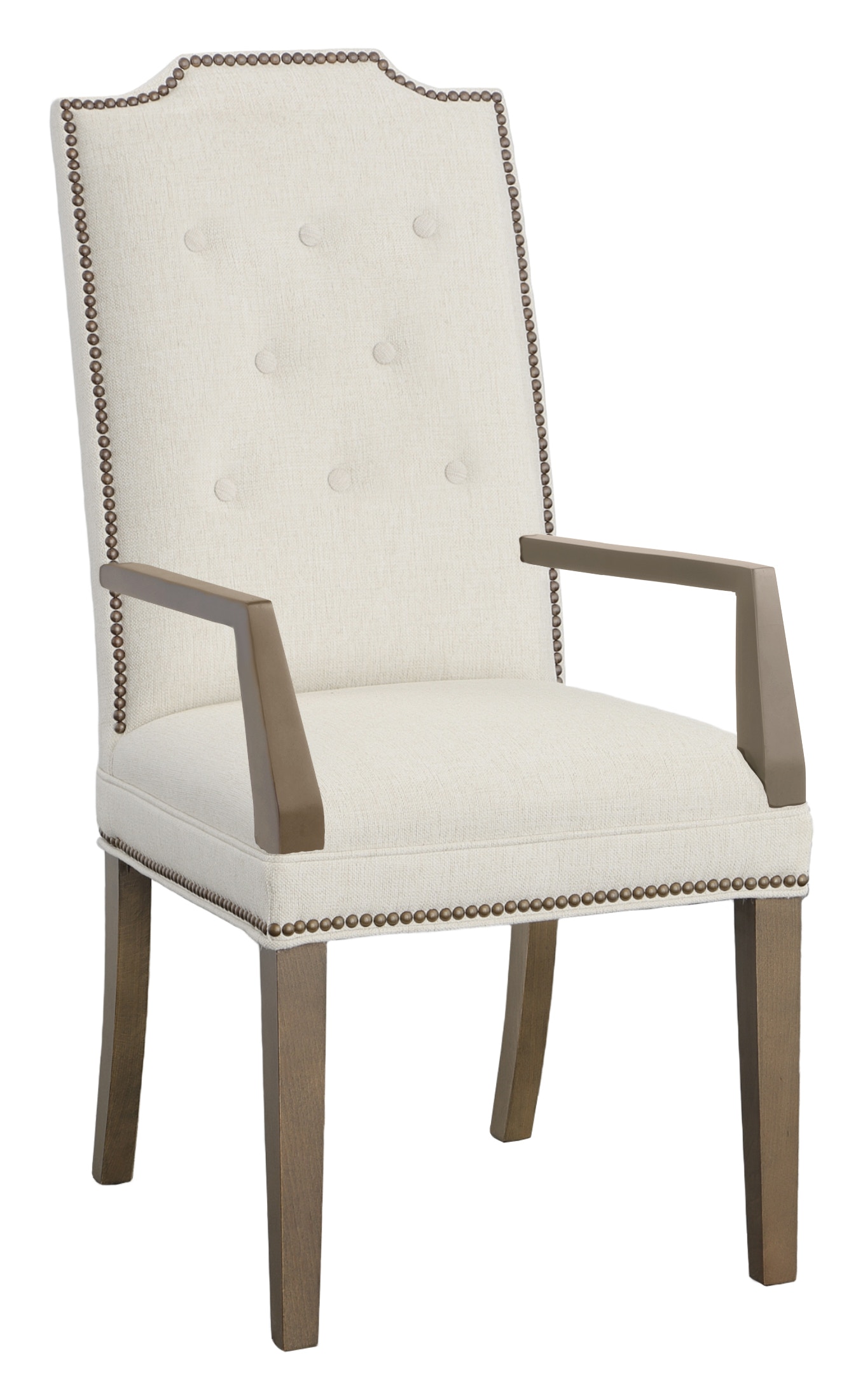 Fairfield Chair Company Empire Tall Button Back Arm Chair 1246-04-M