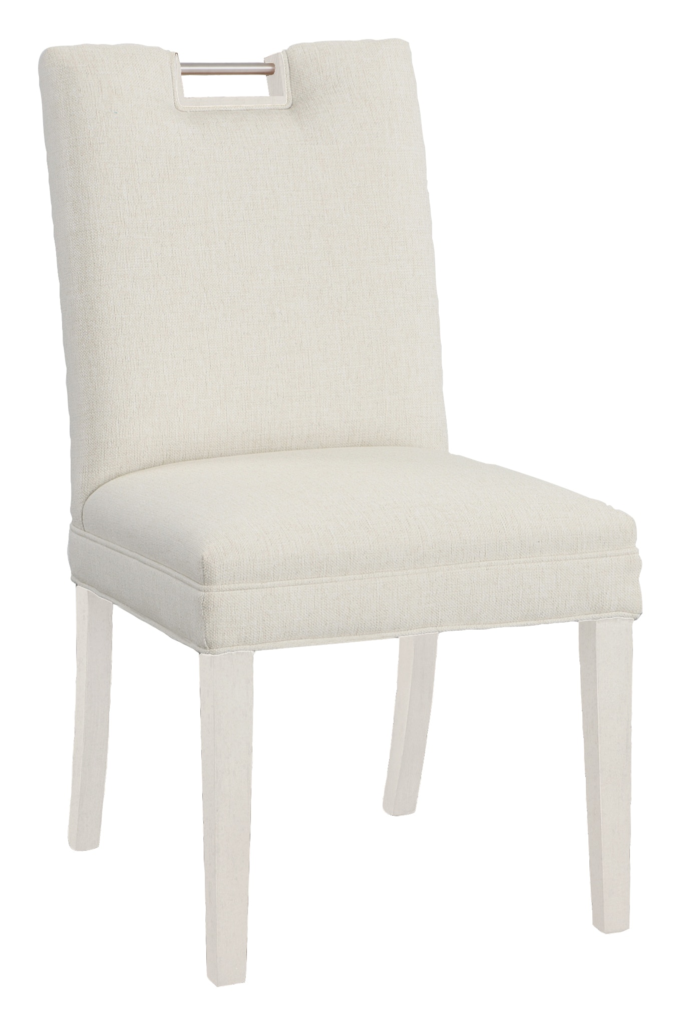 Fairfield Chair Company Nickel Metal Pull Short Back Side Chair 1260-05-L