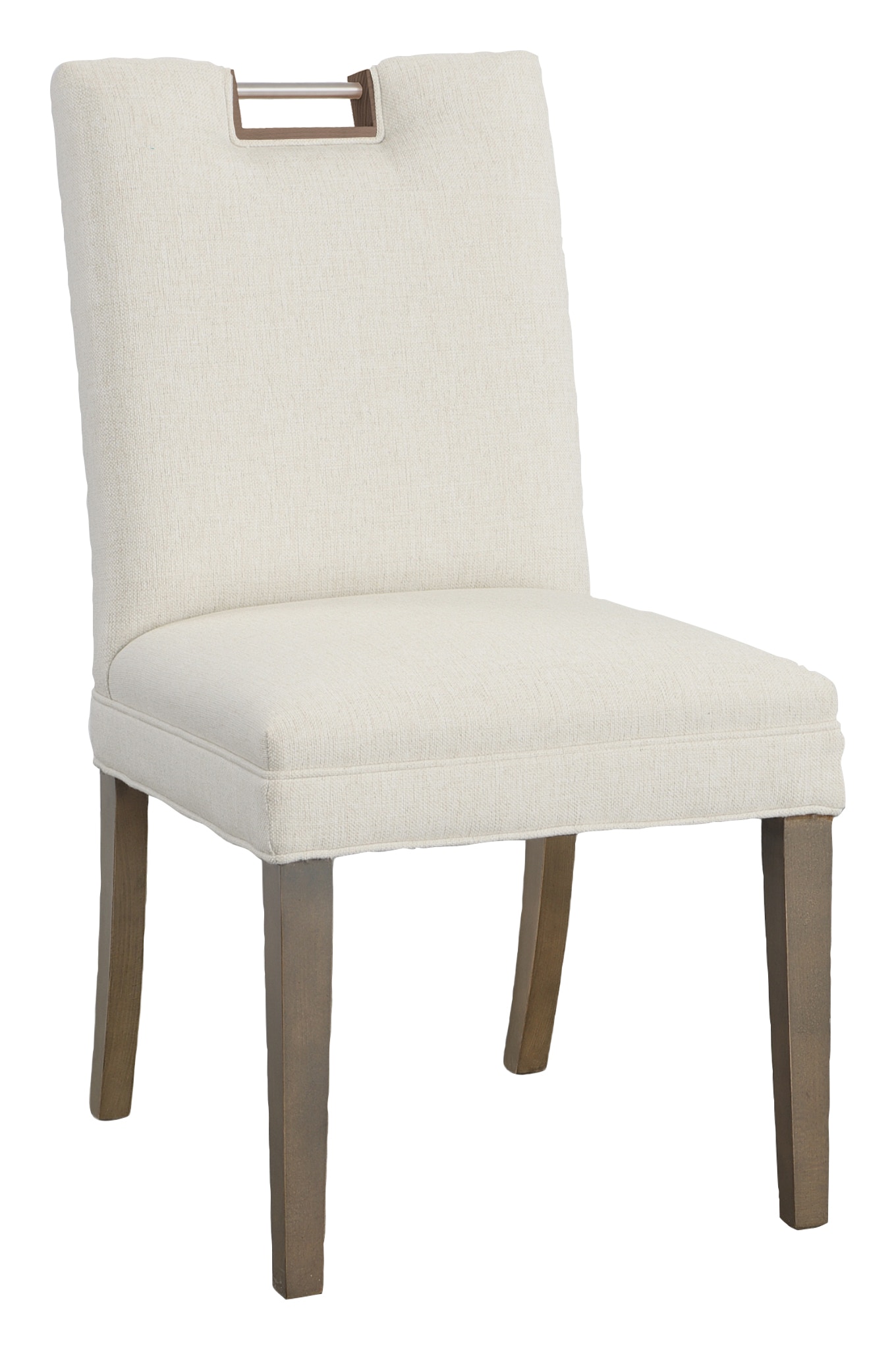 Fairfield Chair Company Nickel Metal Pull Short Back Side Chair 1260-05-M
