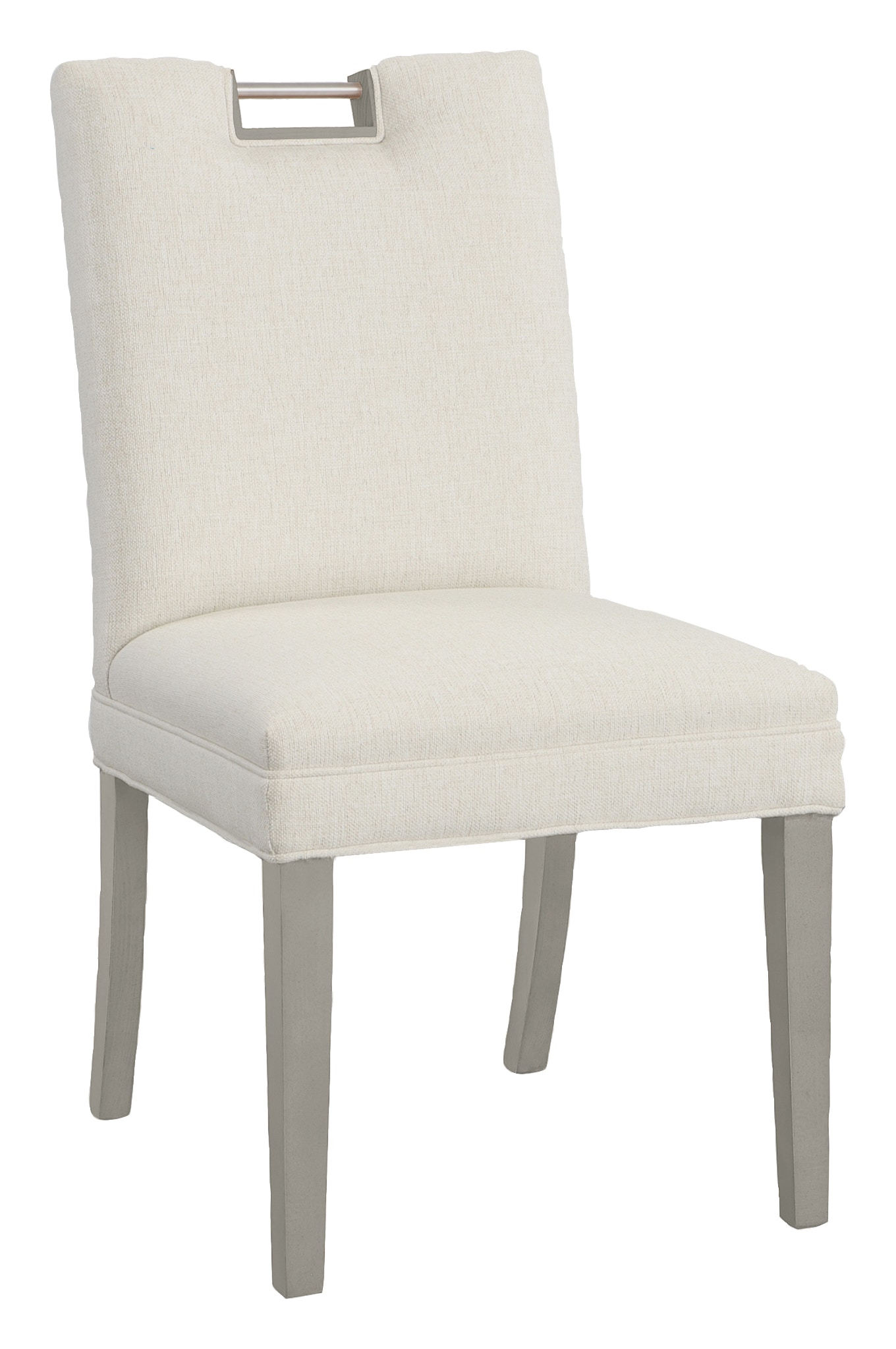 Fairfield Chair Company Nickel Metal Pull Short Back Side Chair 1260-05-S