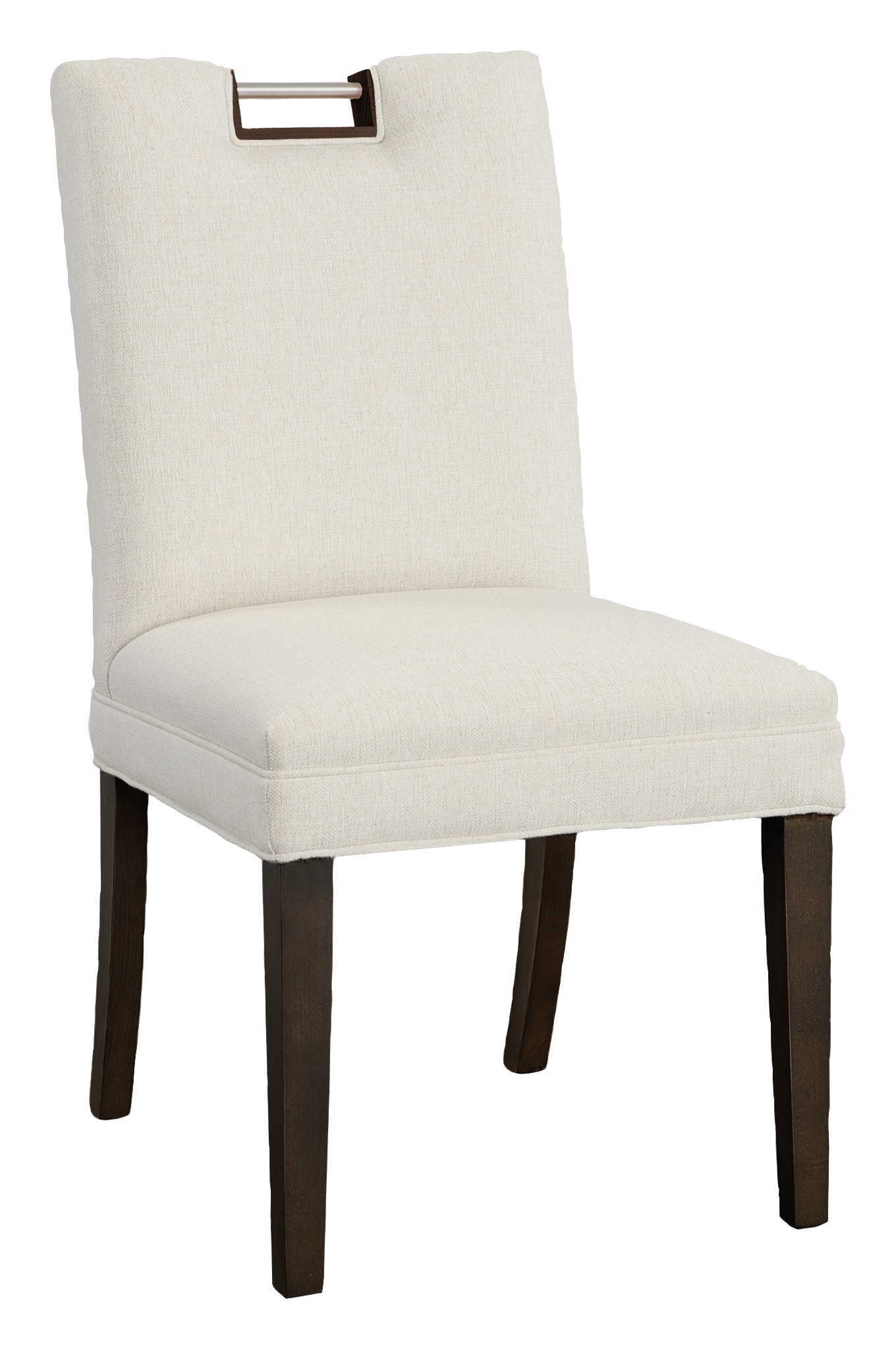 Fairfield Chair Company Nickel Metal Pull Short Back Side Chair 1260-05-T