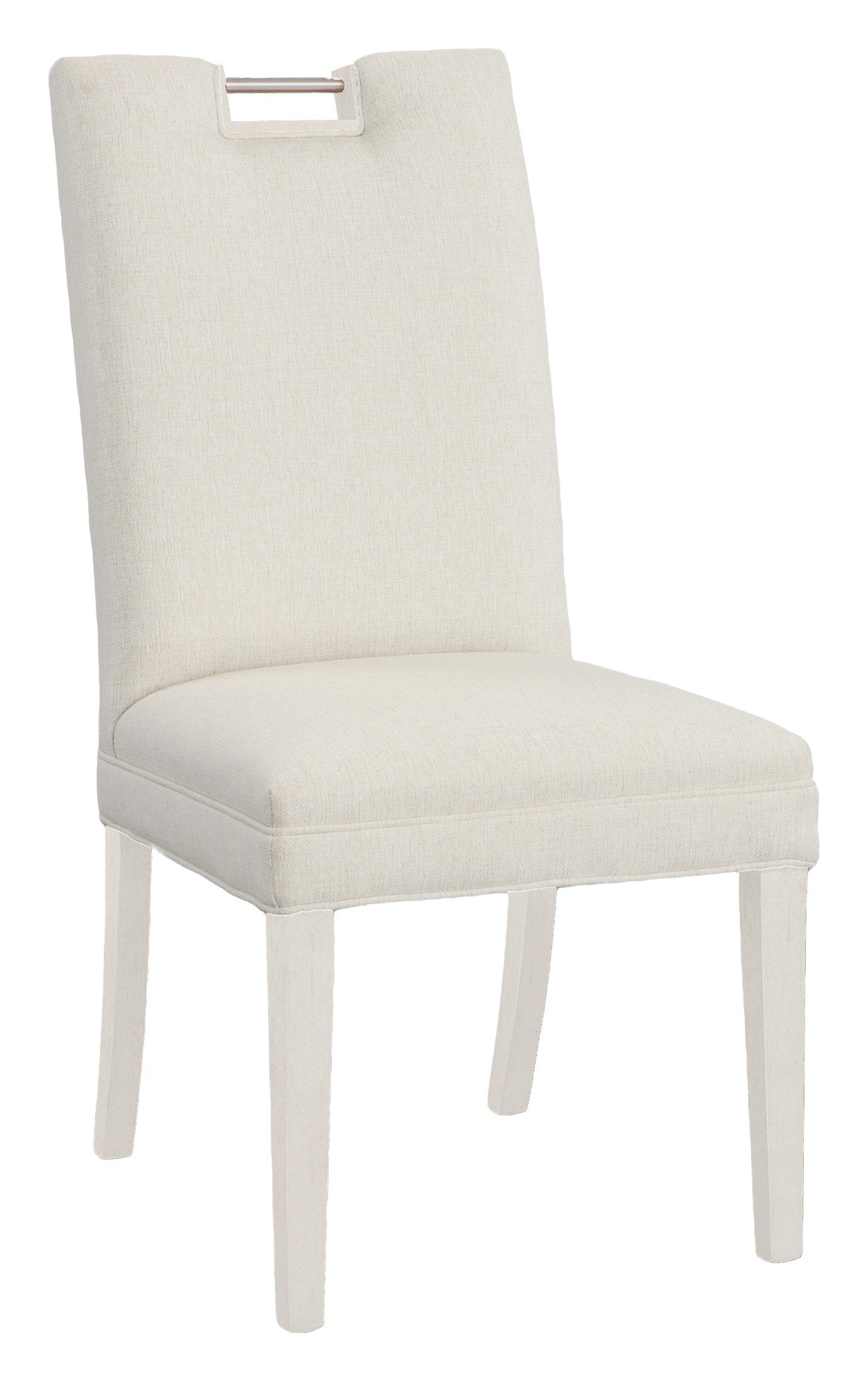 Fairfield Chair Company Nickel Metal Pull Tall Back Side Chair 1264-05-L