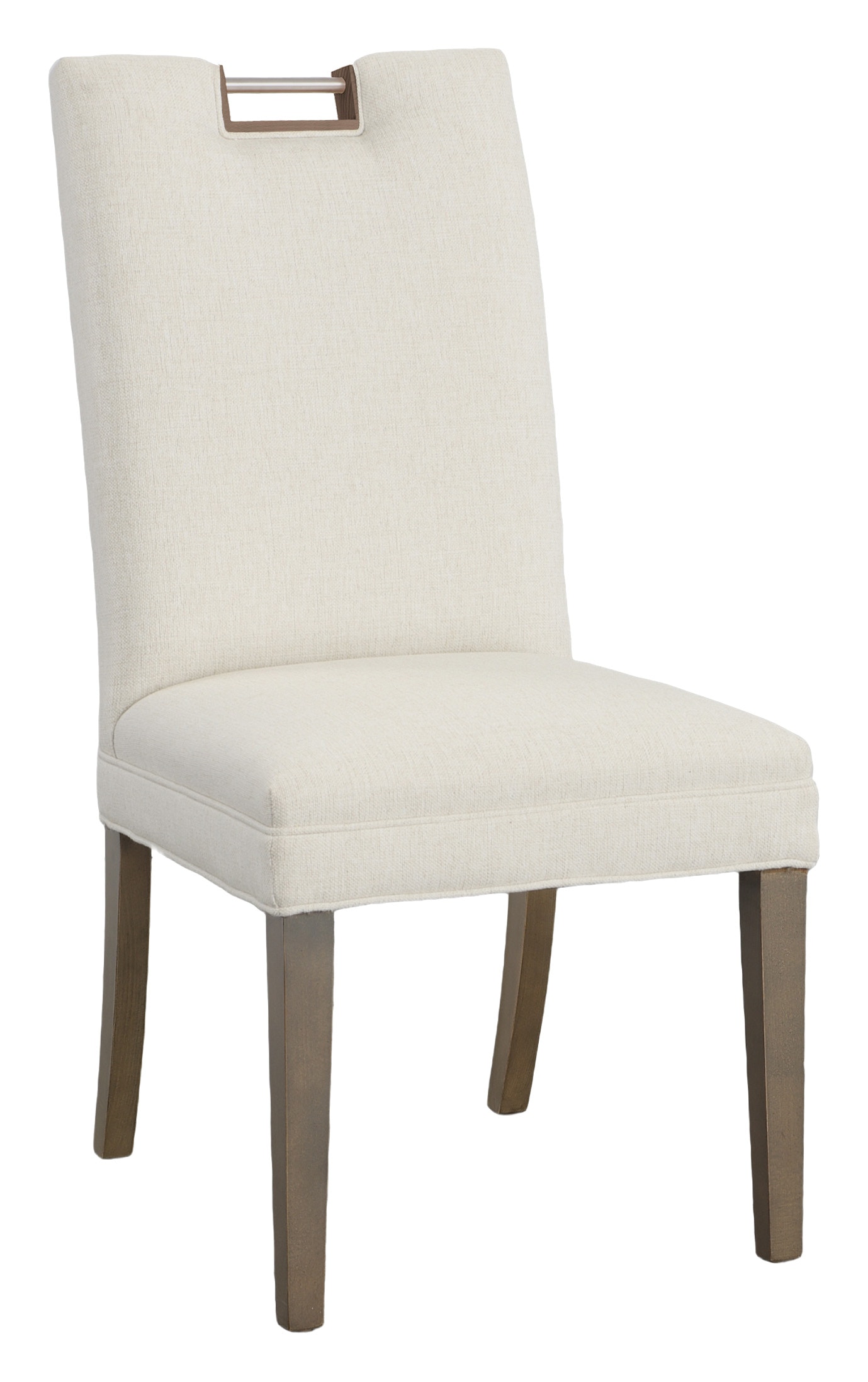 Fairfield Chair Company Nickel Metal Pull Tall Back Side Chair 1264-05-M