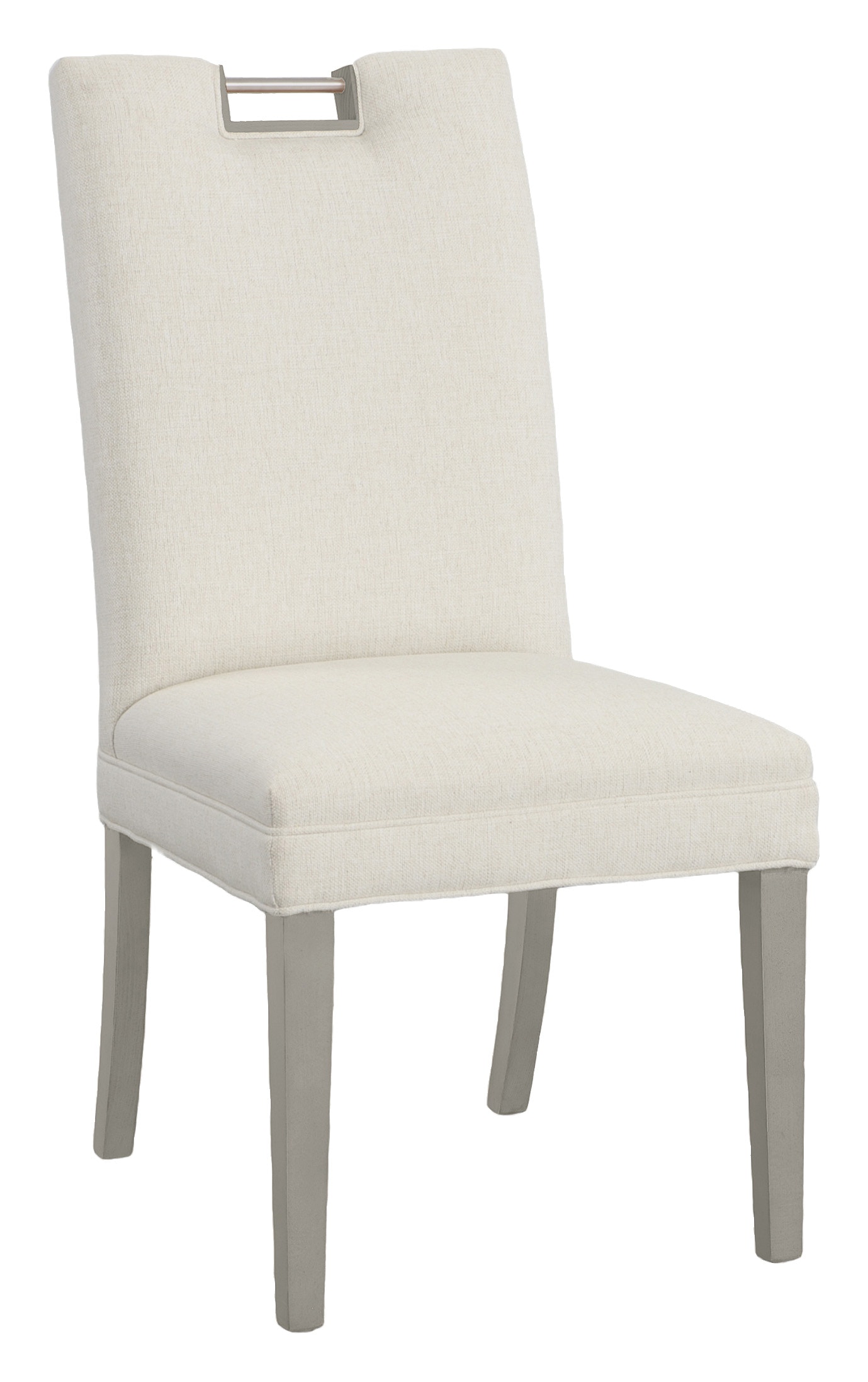 Fairfield Chair Company Nickel Metal Pull Tall Back Side Chair 1264-05-S
