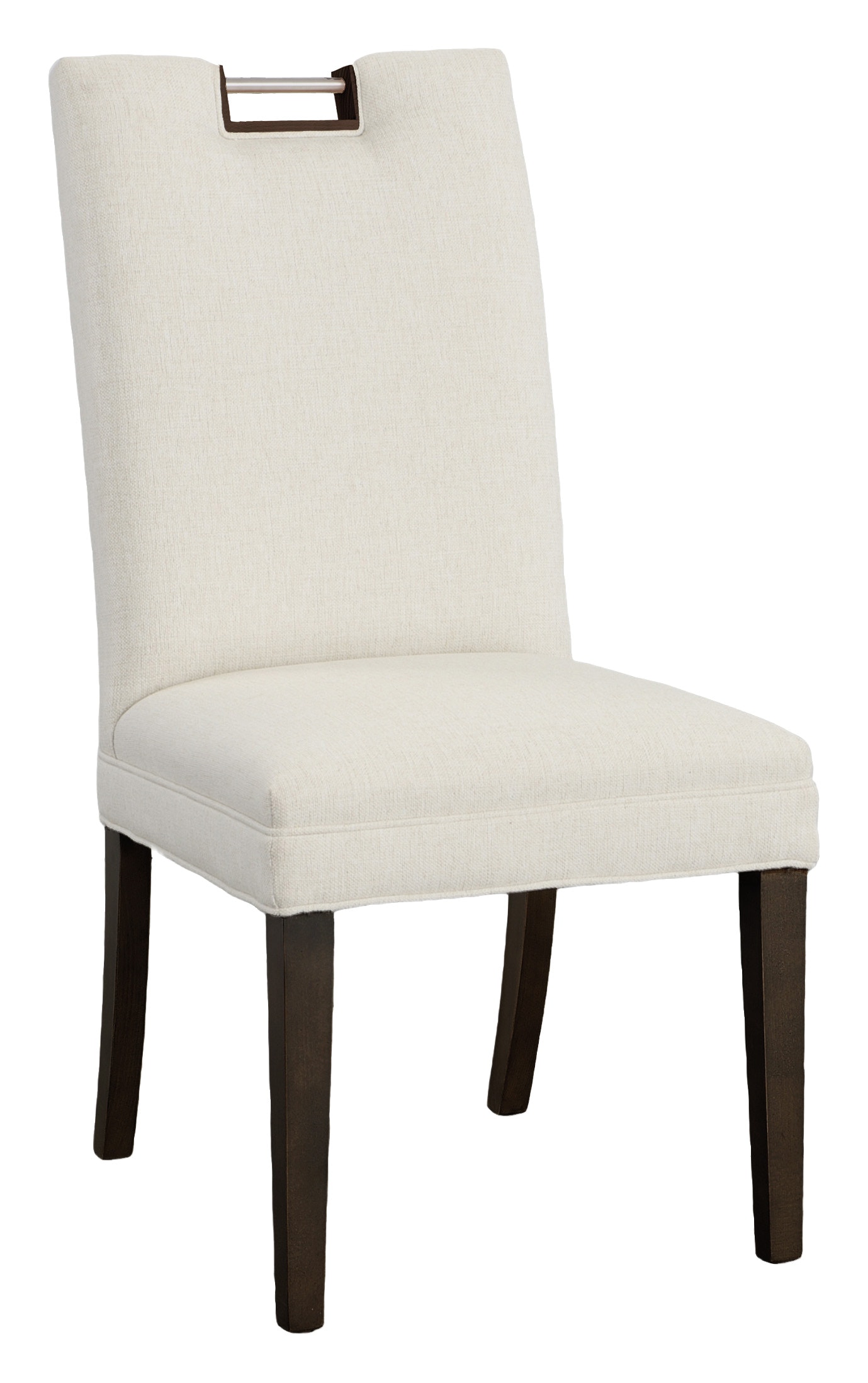 Fairfield Chair Company Nickel Metal Pull Tall Back Side Chair 1264-05-T