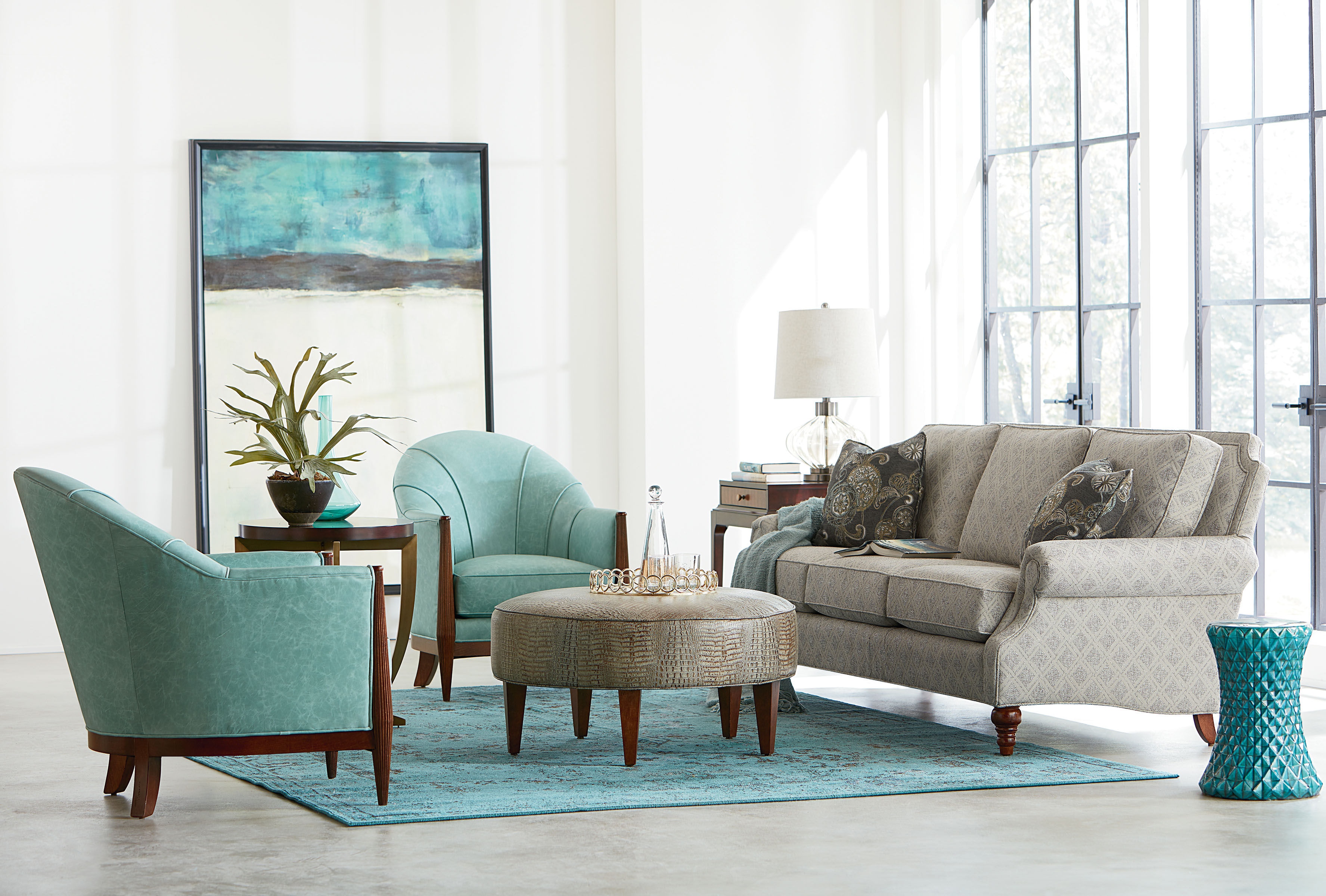 Fairfield Chair Company Living Room Joplin Cocktail Ottoman 167720