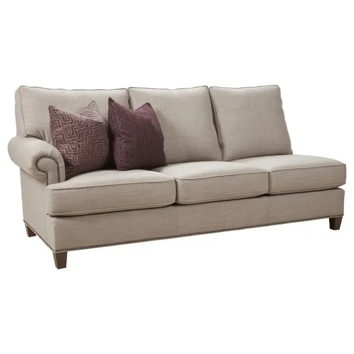 Fairfield Chair Company Living Room Welted Panel Arm Left Arm Facing