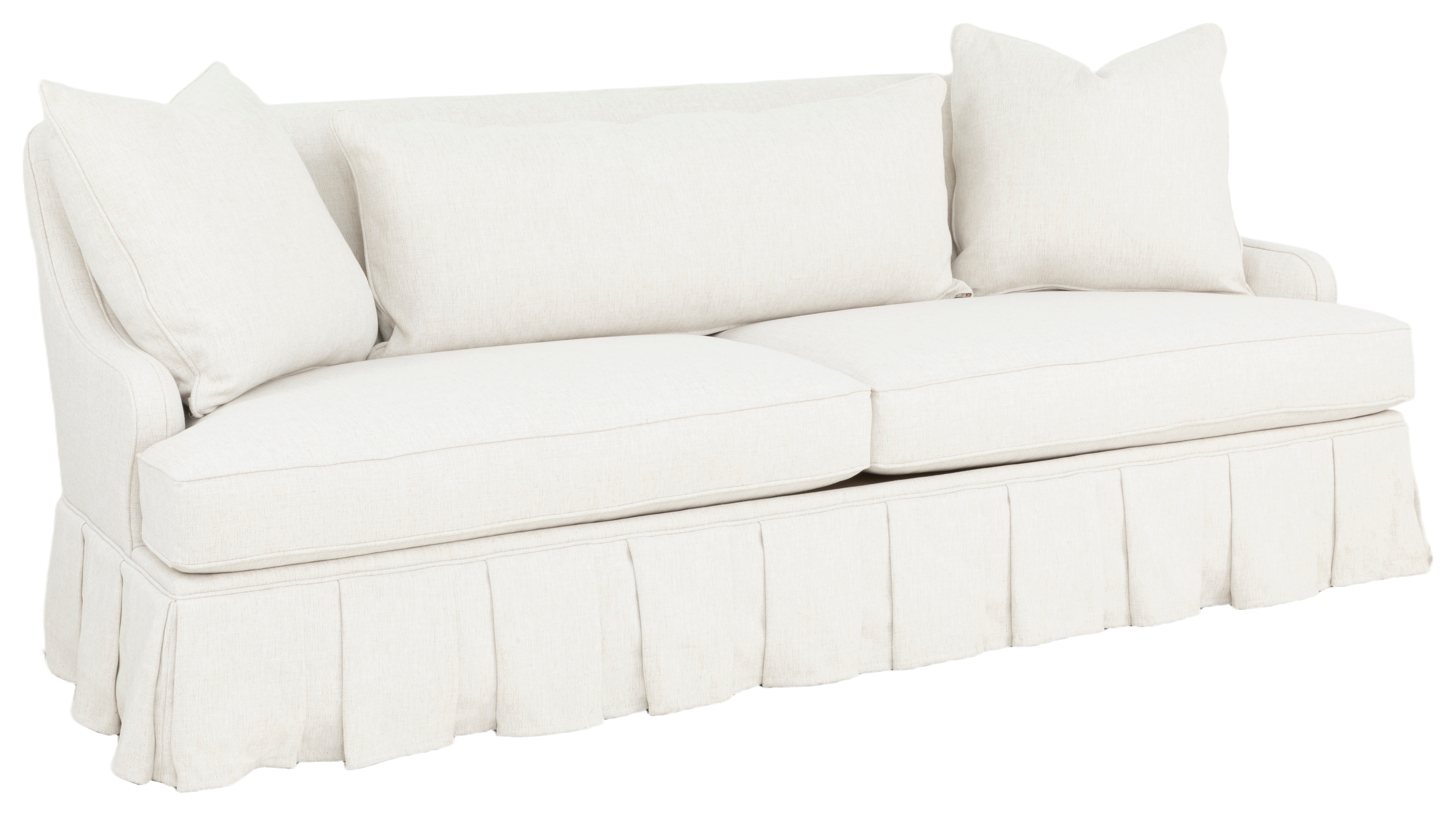  Avery Pleated Skirt Sofa 2211-50