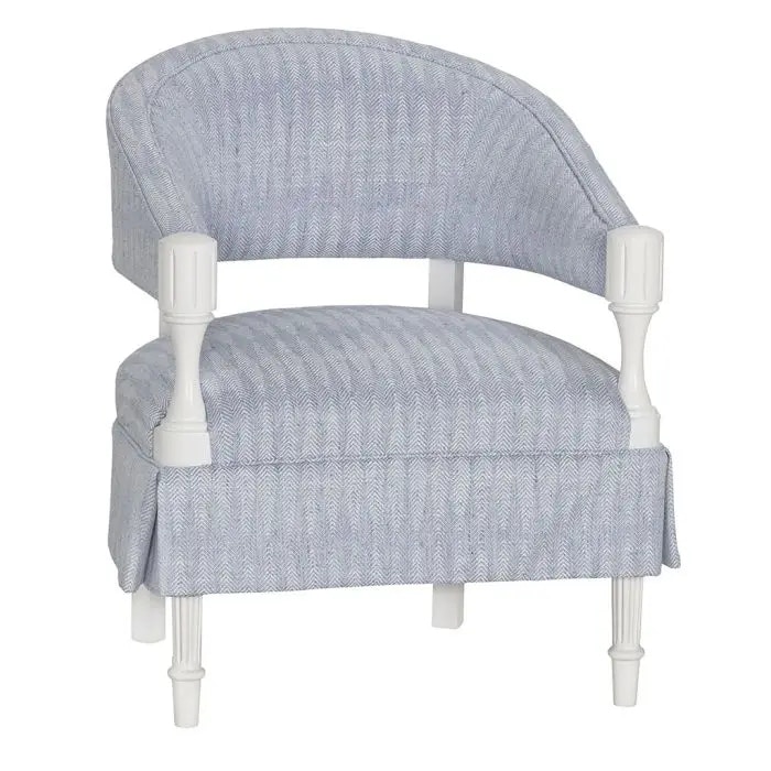  BD Collection For Fairfield Gigi Arm Chair with Half Skirt 4616-04