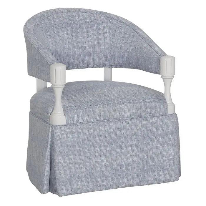 BD Collection For Fairfield Gigi Arm Chair with Full Skirt 4626-04
