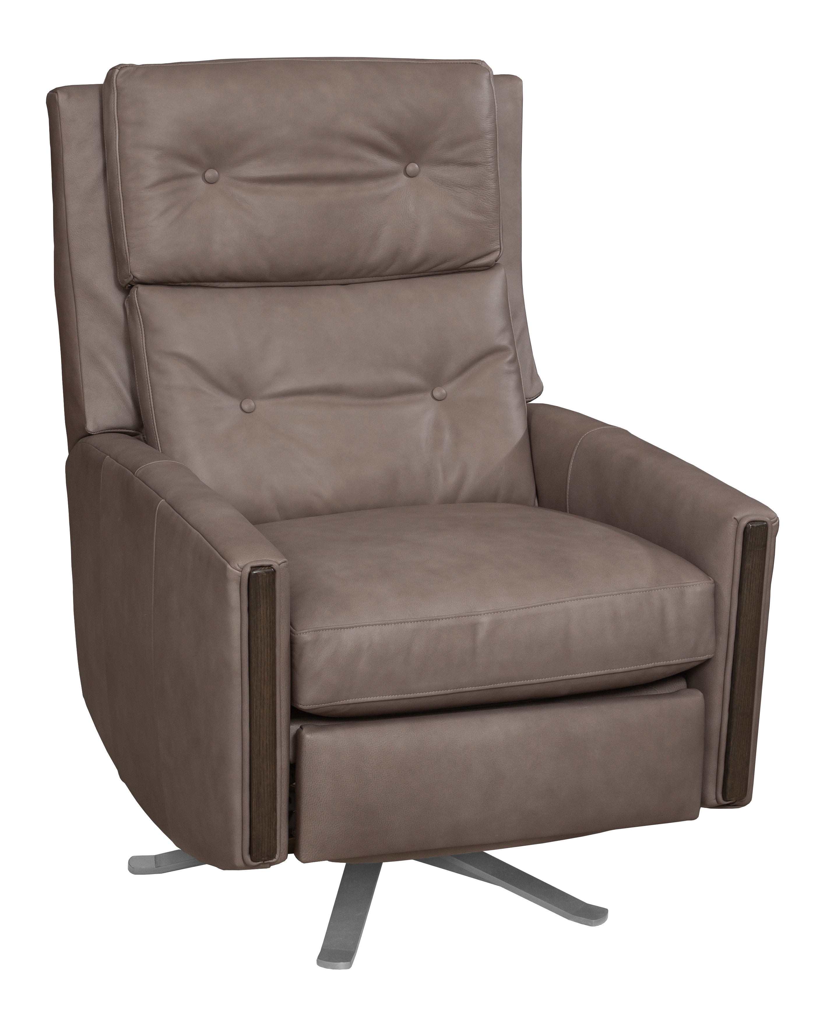 Fairfield Chair Company Living Room Manual Push Back Swivel Recliner