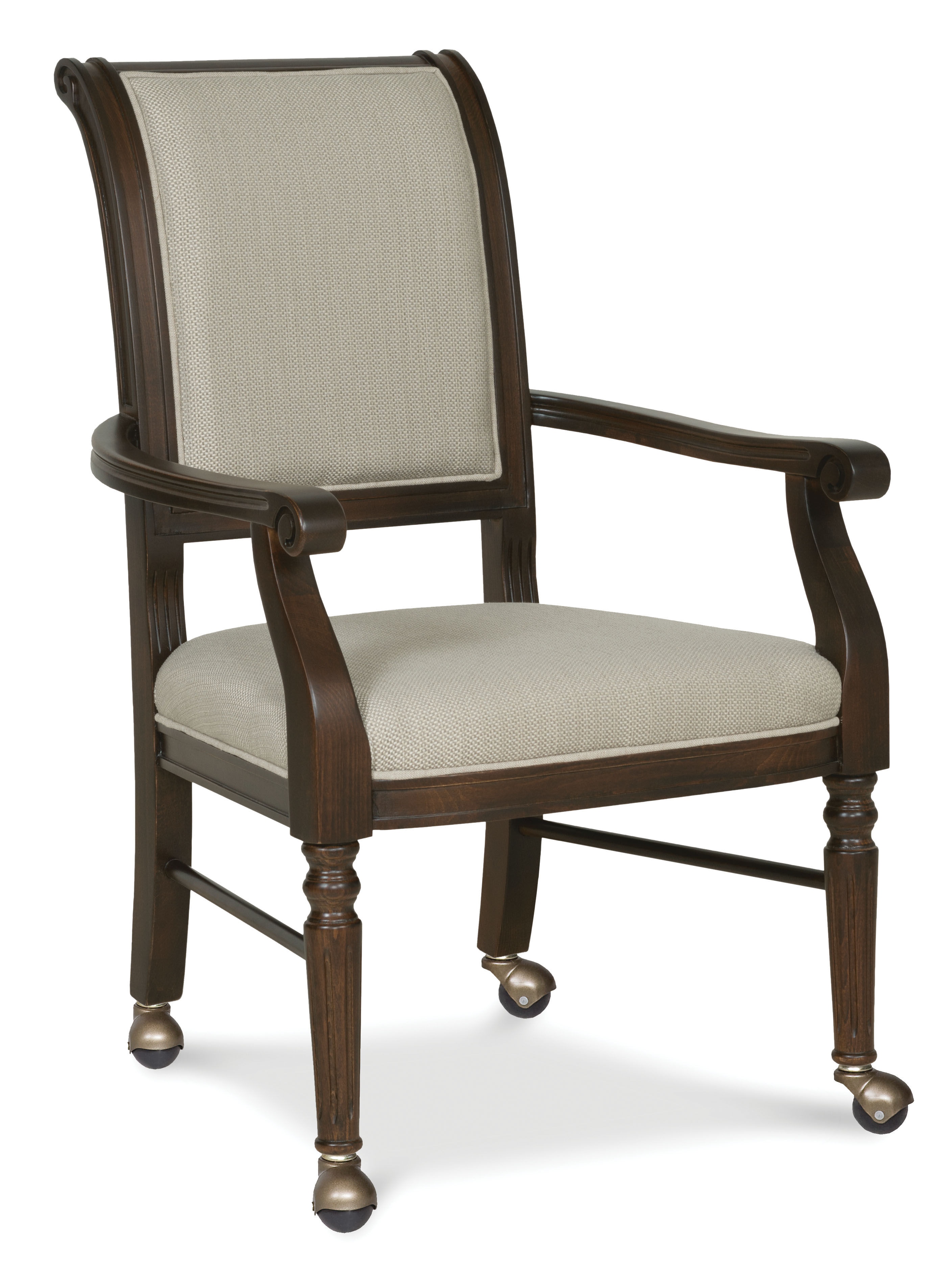Fairfield Chair Company Dining Room Delano Arm Chair Leather L5434A4 White House Designs for