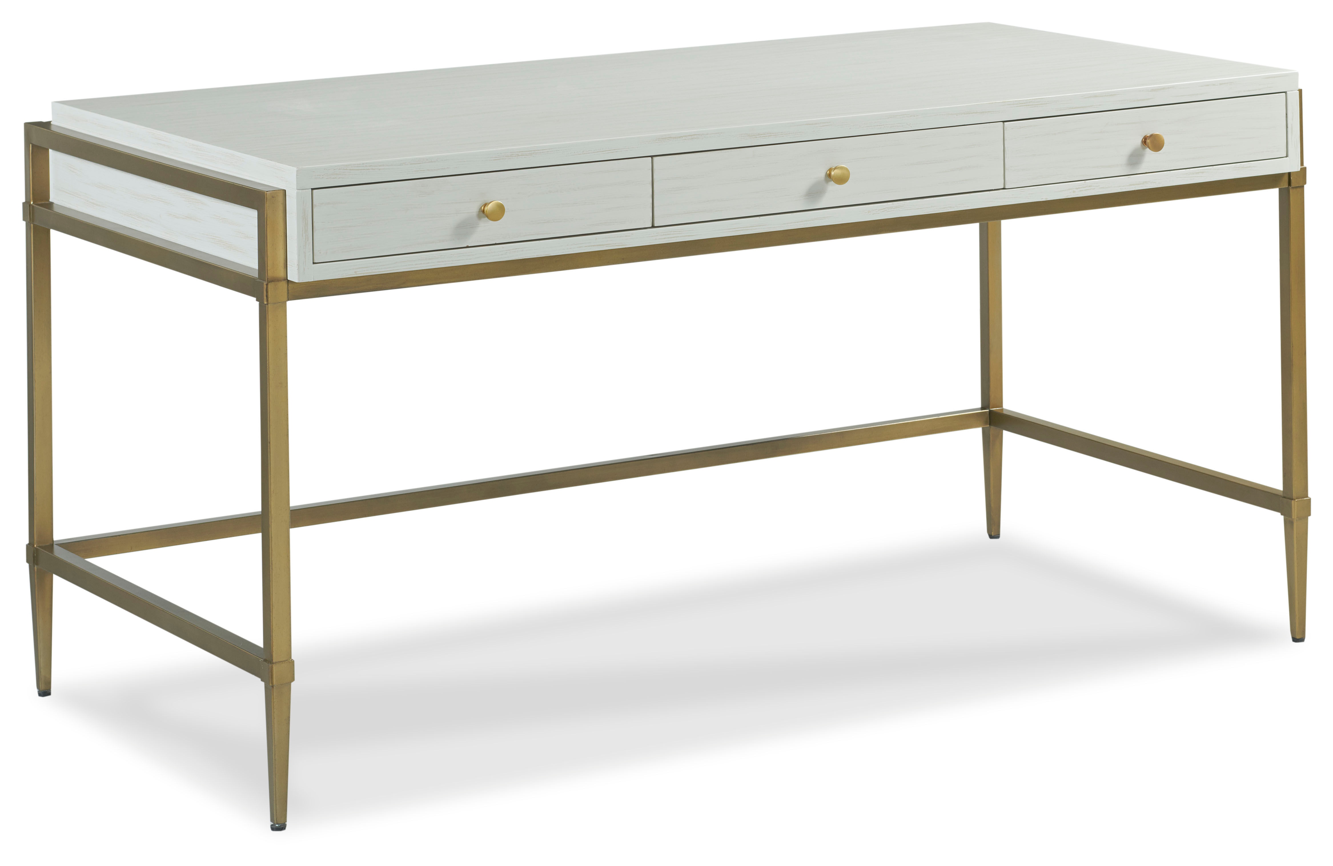 Park avenue white and clearance gold writing desk