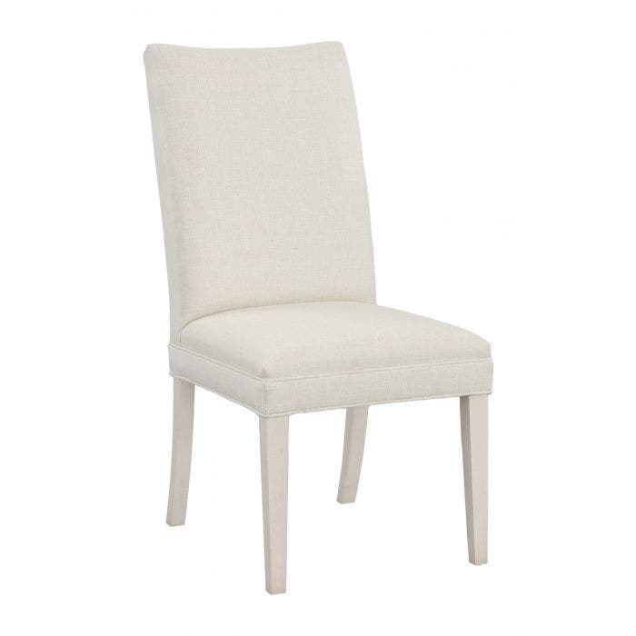 Fairfield Chair Company Concave Tall Back Leather Dining Chair L-1204-05-L