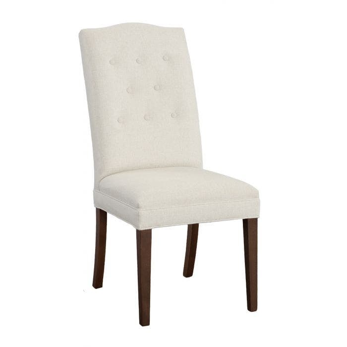  Camel Tall Back Leather Dining Chair 