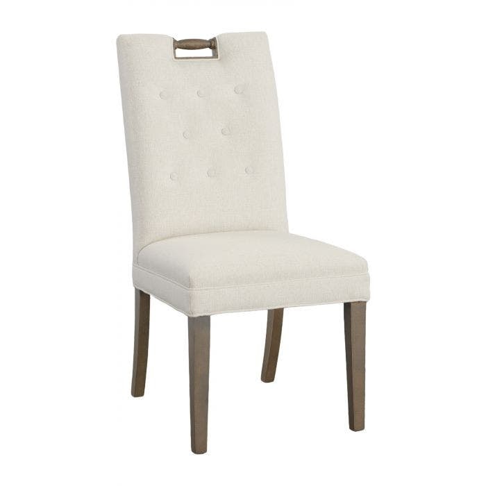  Pull Tall Back Leather Dining Chair 
