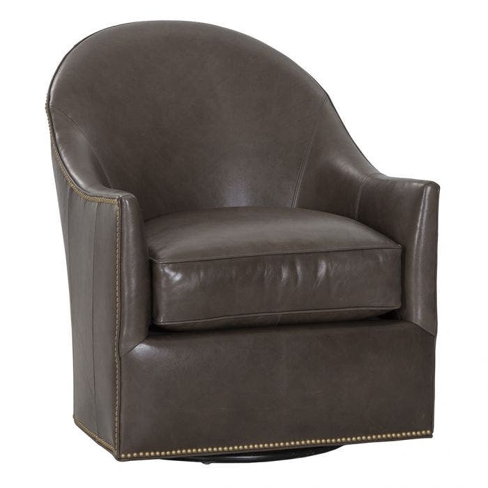 Fairfield Chair Company Living Room Marsden Swivel Chair L 6112 31 D Noblin Furniture Pearl and