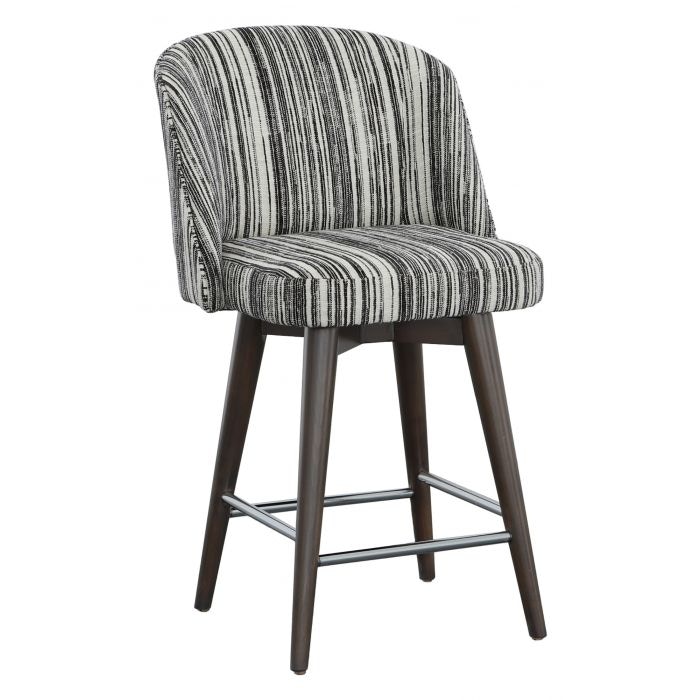  Libby Langdon Morrison Leather Counter Stool 