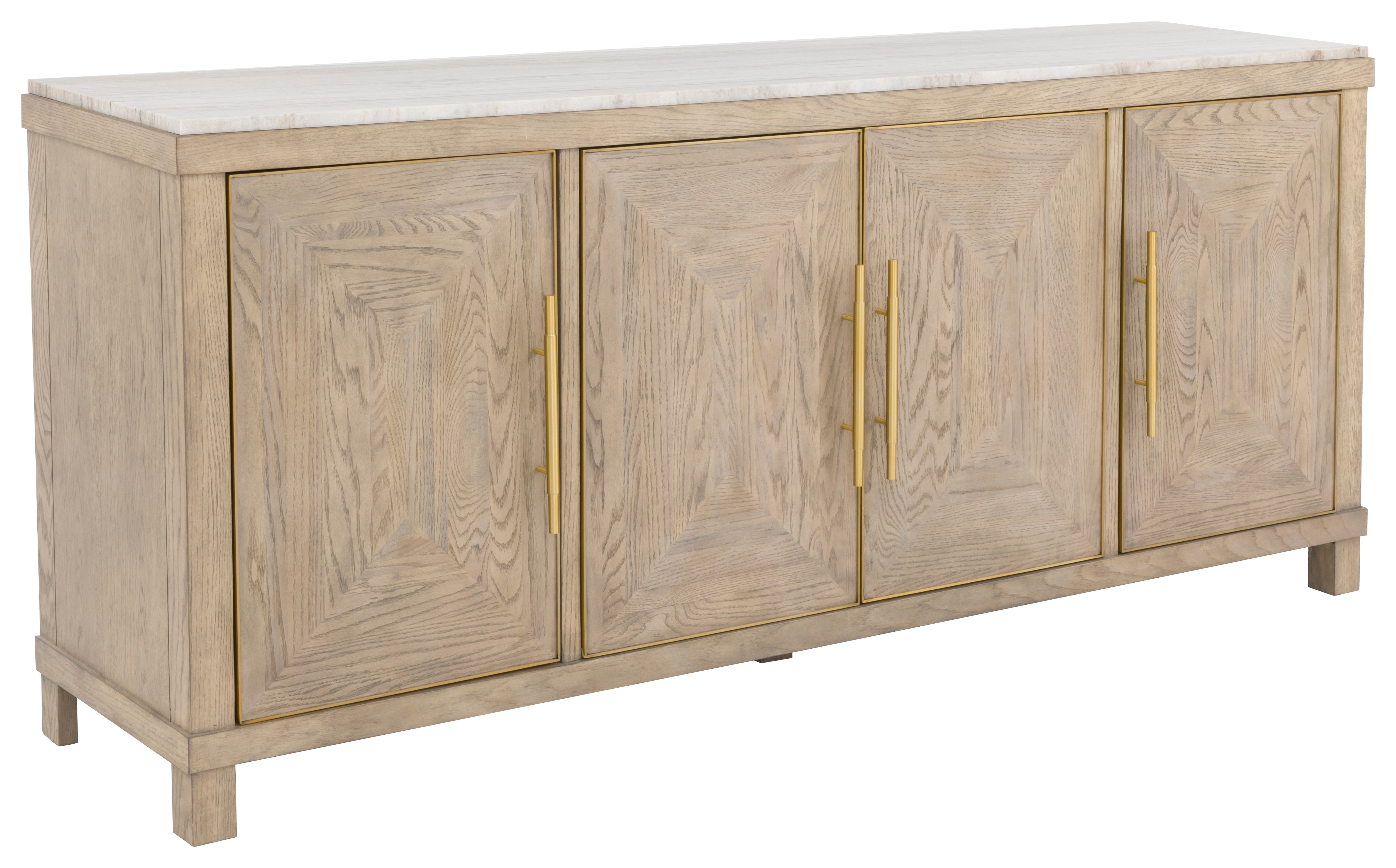  Alchemy Monogram Four Door Credenza 