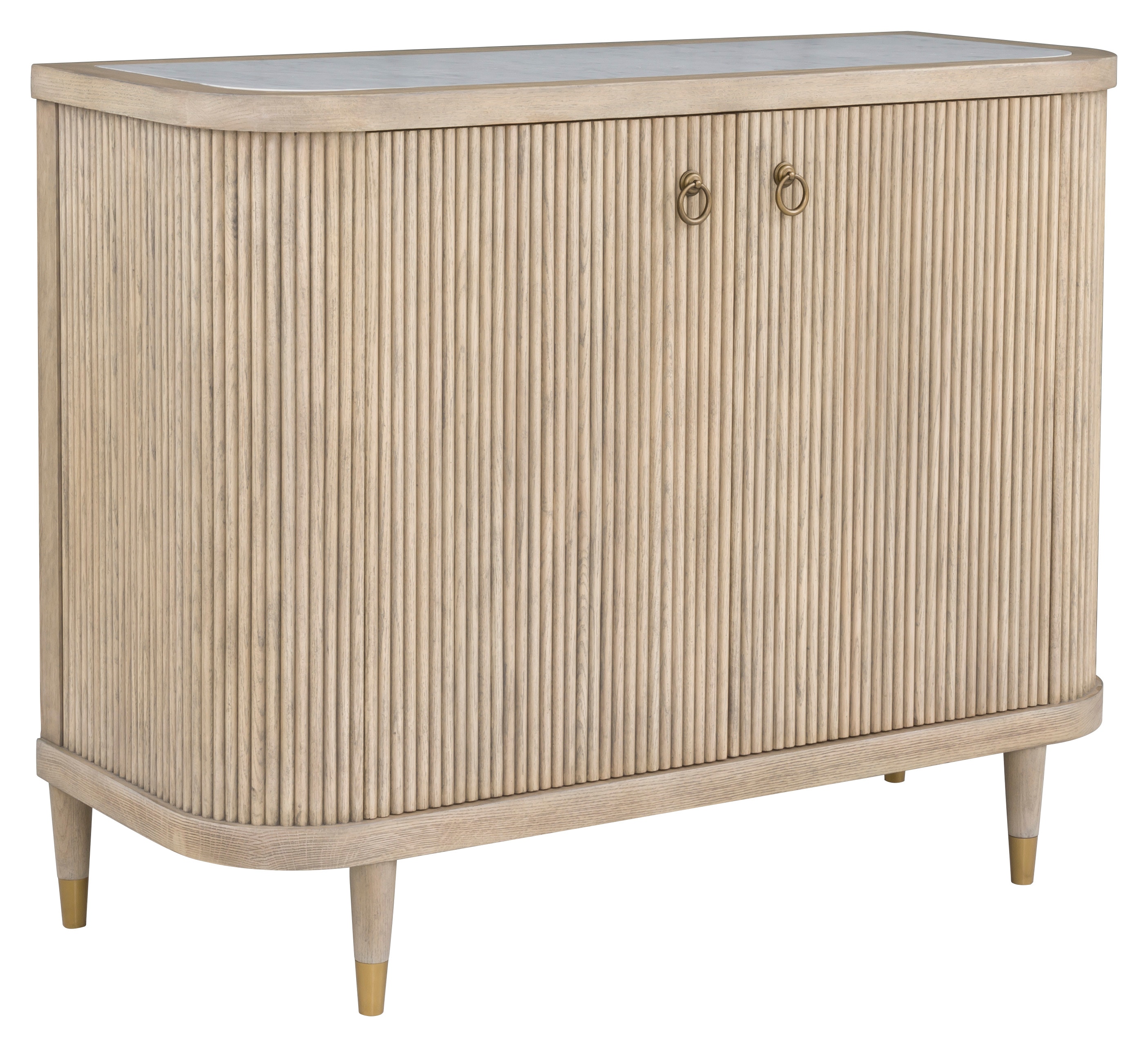  Everett Monogram Demilune Credenza 