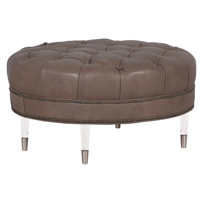  Hand Tufted Round Ottoman L-RTDA-36