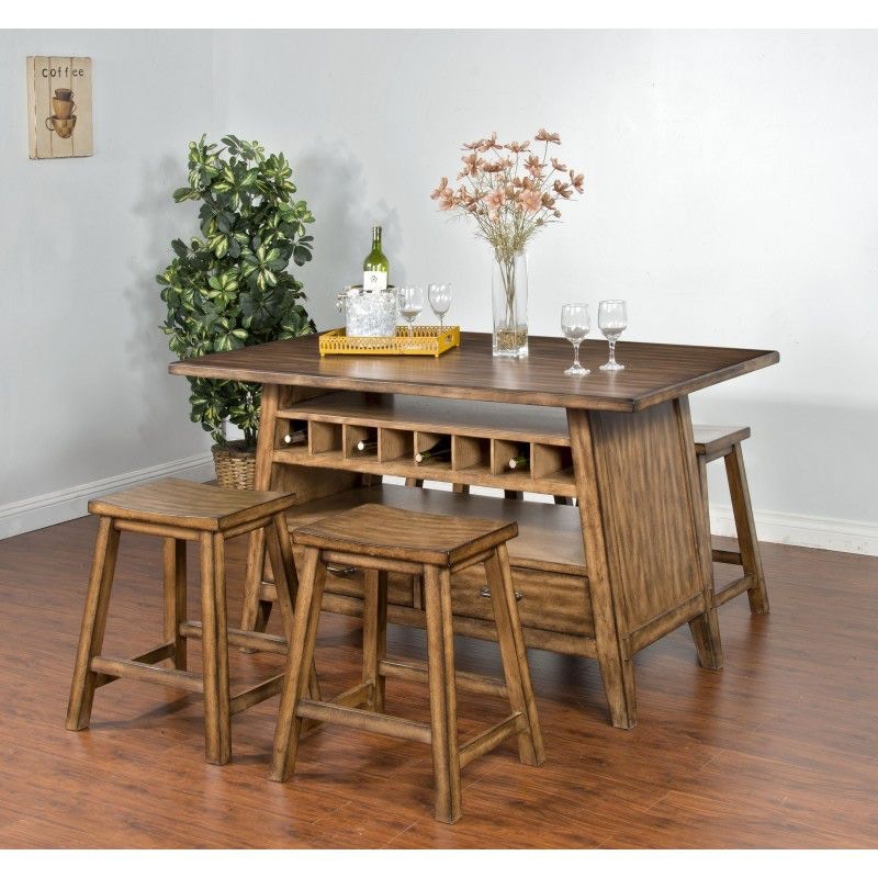 Sunny Designs Dining Room Cornerstone Table 1398BM Robinson Furniture