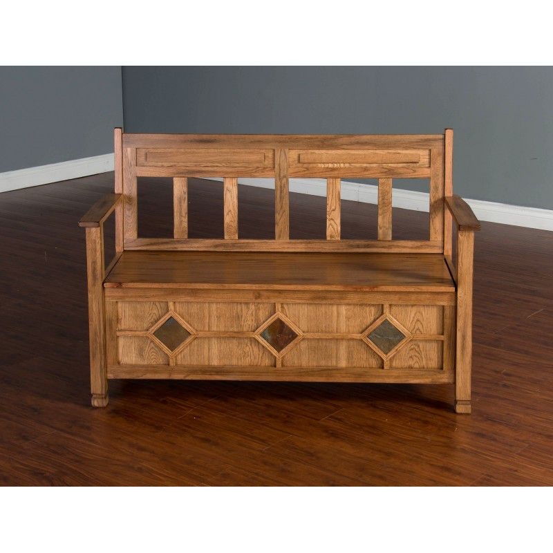 Sunny Designs Living Room Sedona Bench 2284ro 3 High
