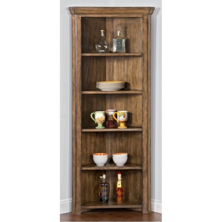 Sunny Designs Home Office Cornerstone Corner Curio Book