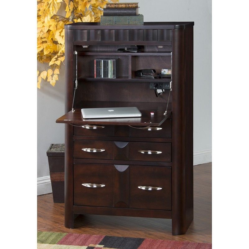 Sunny Designs Home Office Monterey Laptop Armoire 2849mt High