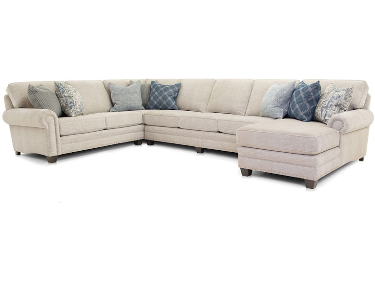 Smith Brothers Living Room 253 Sectional Weinberger S Furniture Smith Brothers Living Room 253 Sectional At Weinberger S Furniture And Mattress Showcase