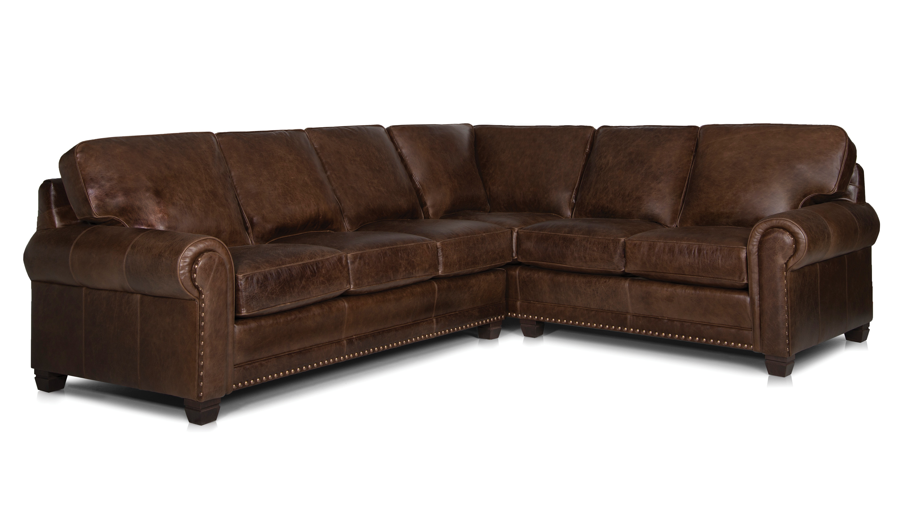 Smith Brothers Living Room Sectional 393-Sectional - High Country ...