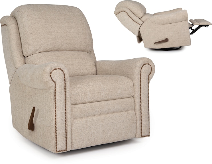 Smith Brothers Swivel Glider Reclining Chair 780-59
