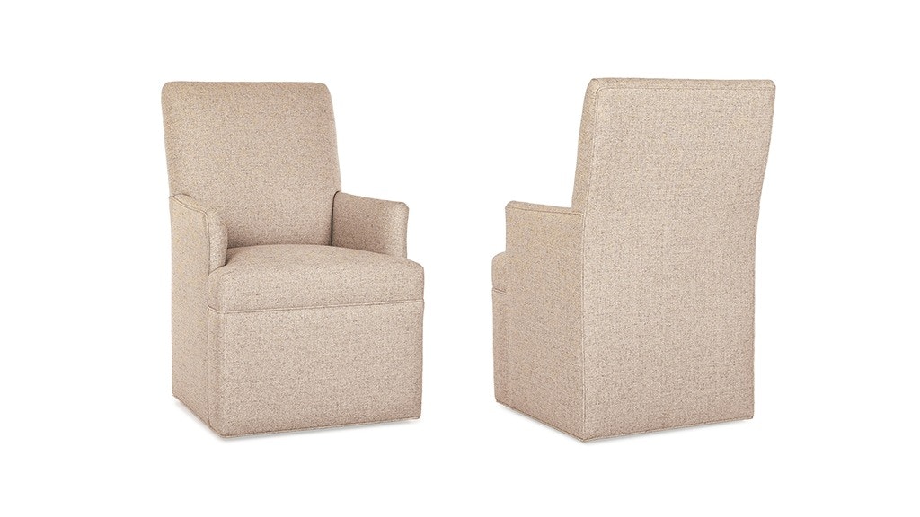 Smith Brothers Arm Chair wtih Casters D106-02C
