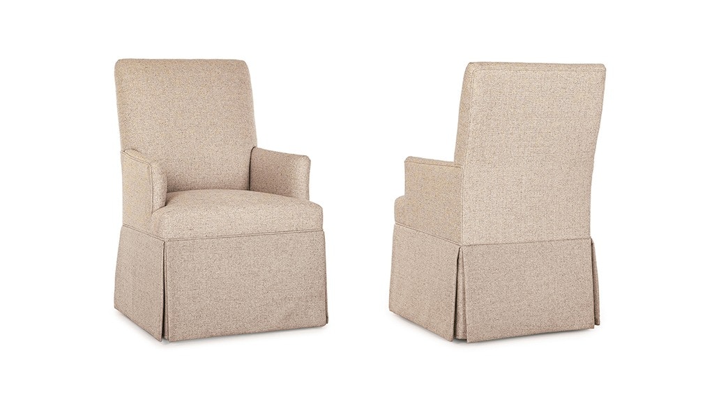 Smith Brothers Arm Chair wtih Casters D107-02C