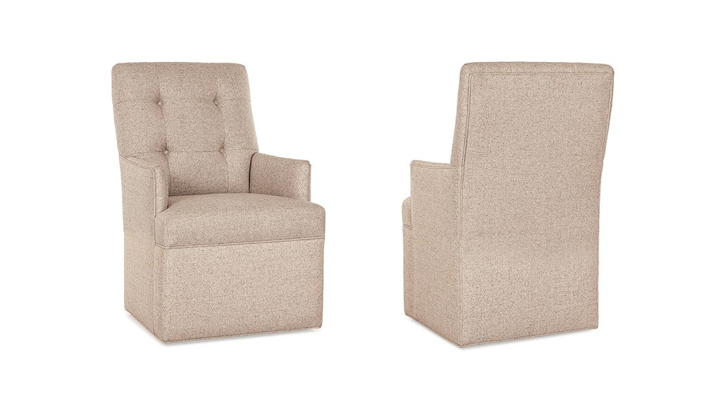 Smith Brothers Arm Chair wtih Casters D108-02C