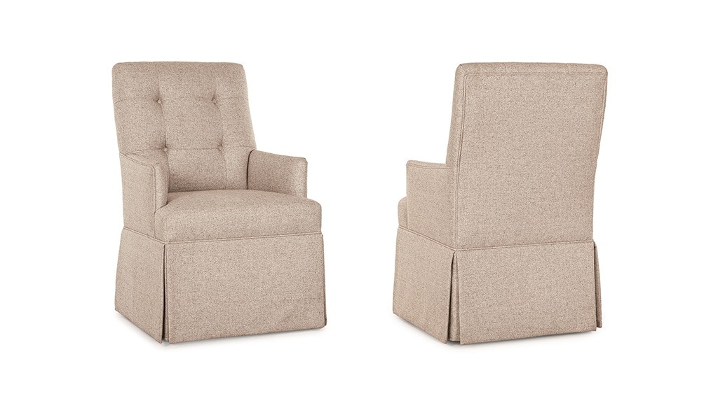 Smith Brothers Arm Chair wtih Casters D109-02C