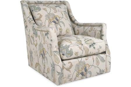 CR Laine Living Room Marcoux Swivel Chair (34W) 2025-SW | Hickory