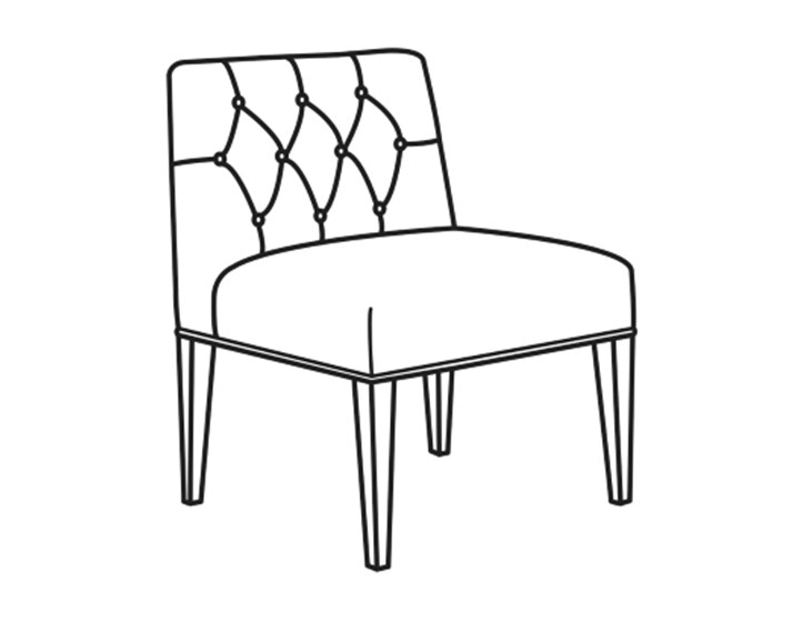 CR Laine Living Room Armless Chair (36W) 466115 Lenoir Empire