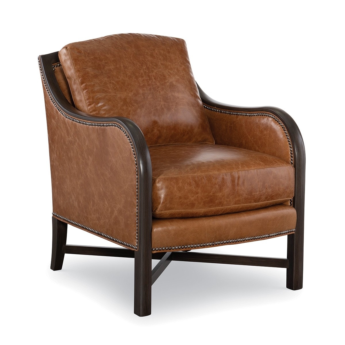 CR Laine Living Room Accent Chairs Marshall Leather Chair (26.5W