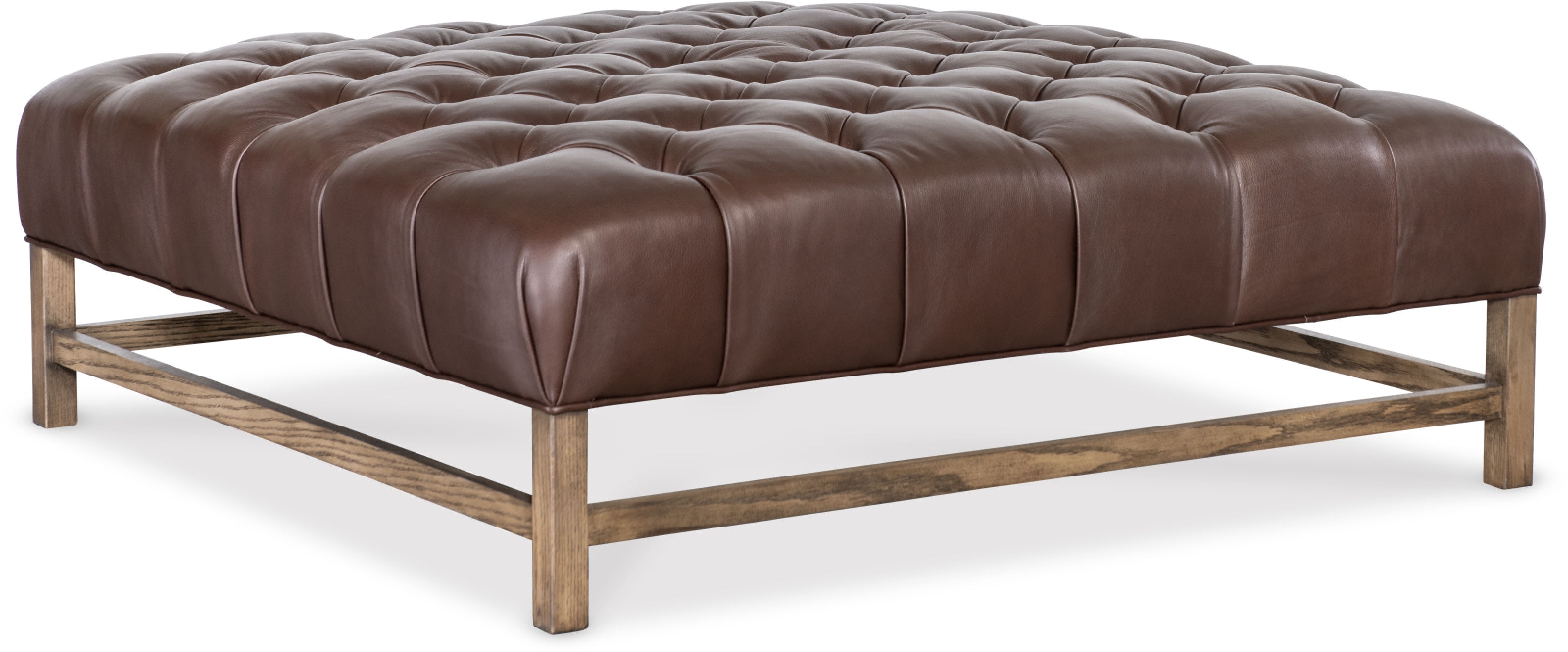CR Laine Leather Ottoman (53W X 53D) L5880-17
