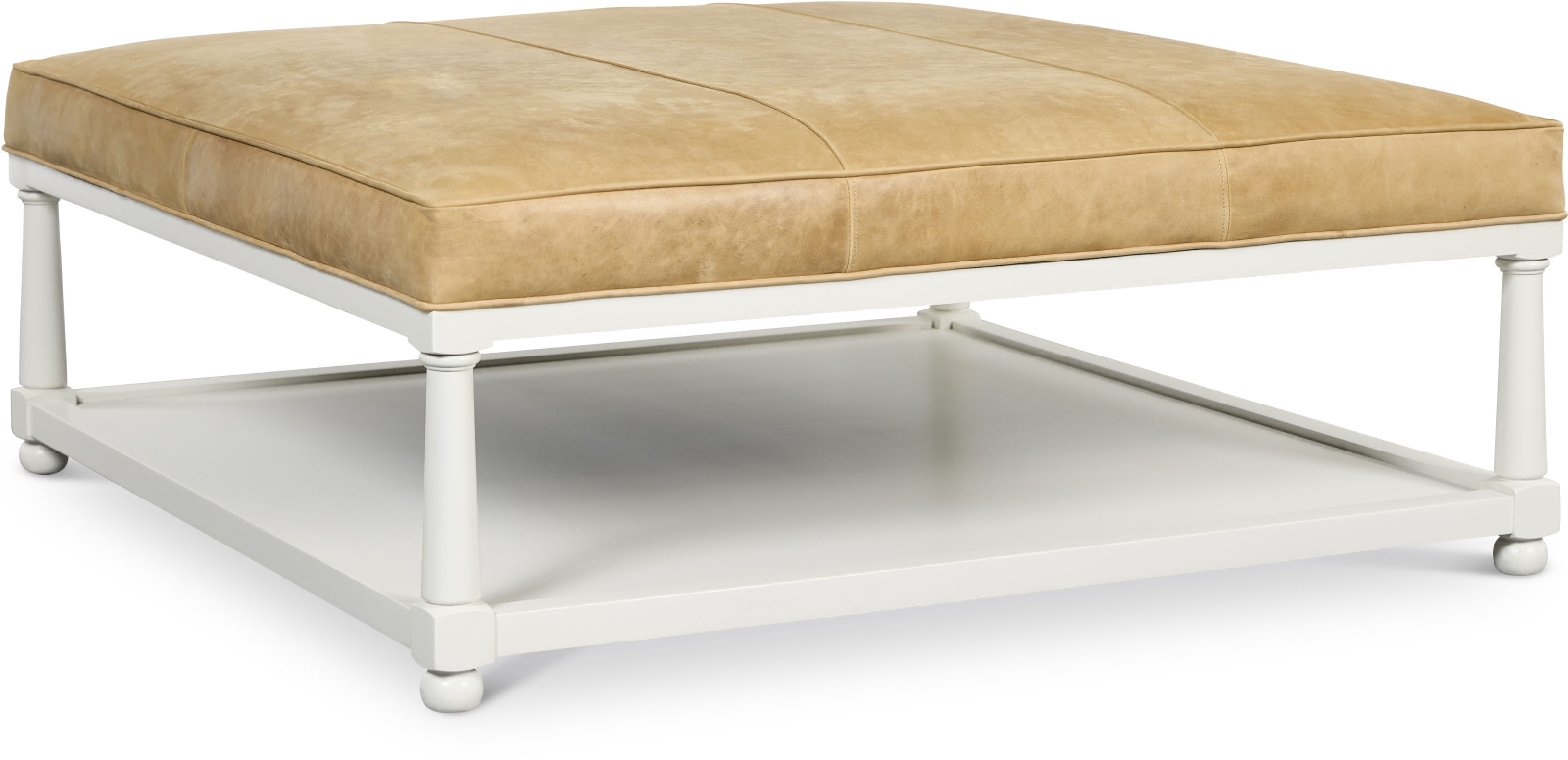 CR Laine Leather Square Ottoman (48W X 48D) L9408-08