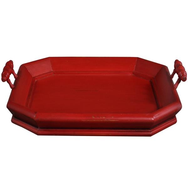 Bramble Accessories Victorian Octagonal Tray Square 25503 Indian