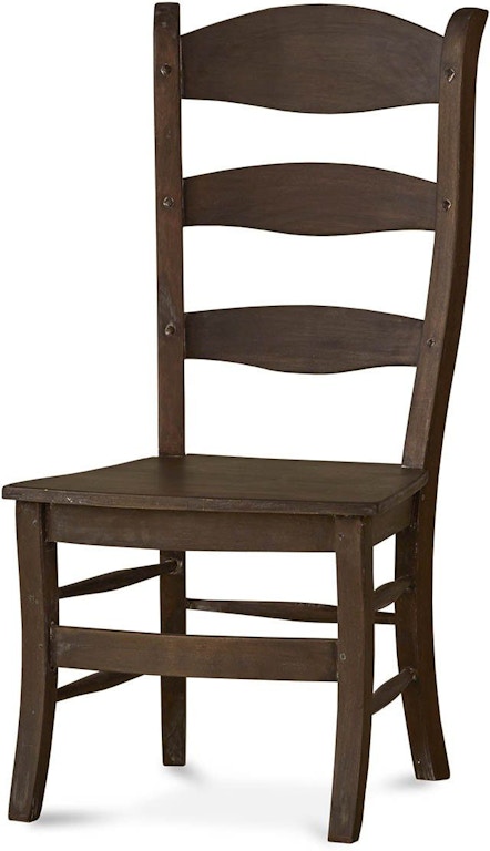 Dining Room Peg And Dowel Ladder Back With Wooden Seat 25652