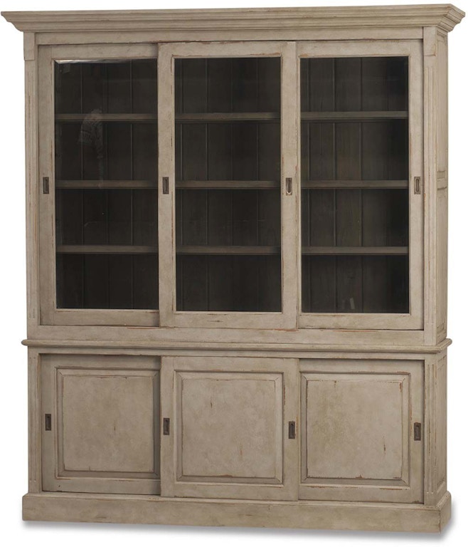 Bramble Home Office Hudson 88 Bookcase With 3 Sliding Doors 25975