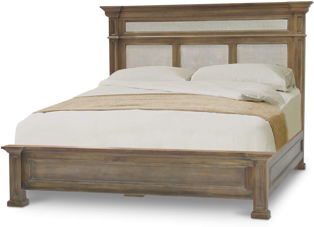 Bramble Bedroom Empire Bed with Rattan 26553 - High Country