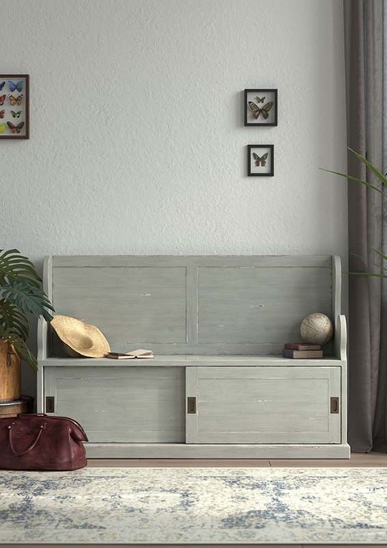 Bramble Living Room Lincoln Entry Bench Large 26614 Seaside