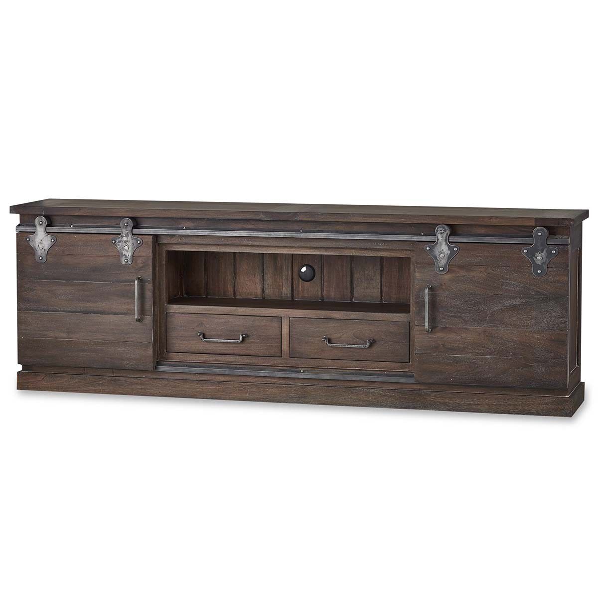 Bramble Home Entertainment Sonoma Narrow Media Console 84" 26793 J&K Home Furnishings Little