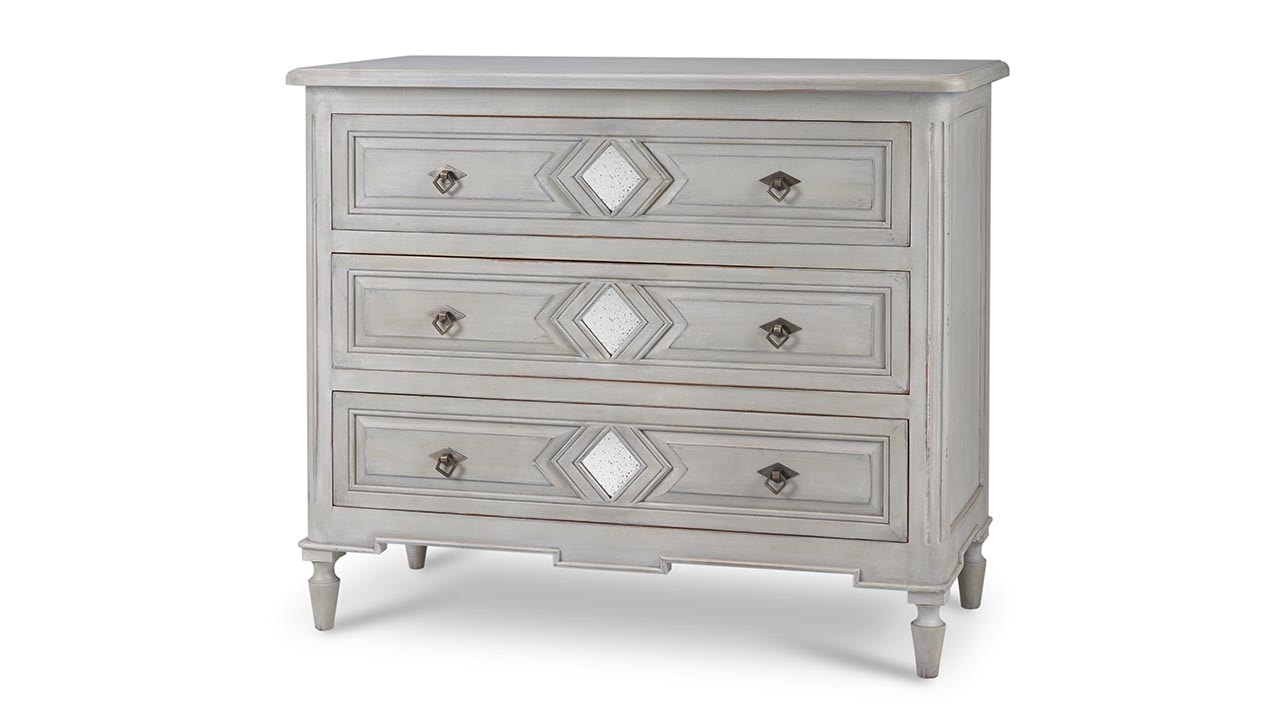 Bramble Robertson 3 Drawer Dresser with Mirror B 27411