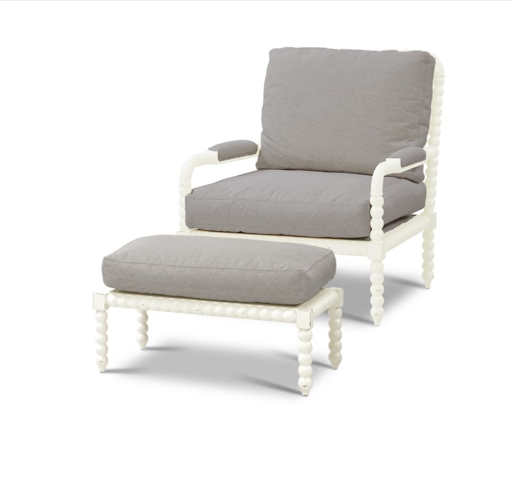 Bramble Cholet Arm Chair with Ottoman 27813