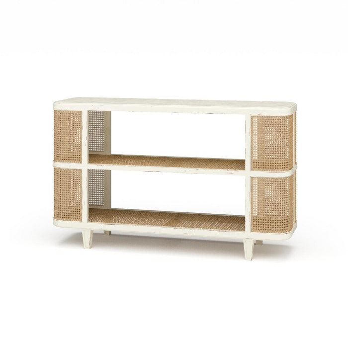 Bramble Lexington Console Table with Rattan 27833